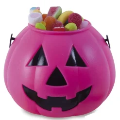 RUBIE'S Halloween|Calabaza Portacaramelos Rosa