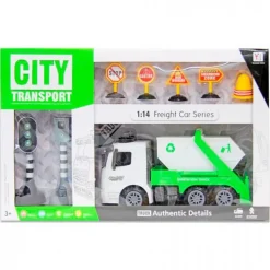DRIM DISCOUNT Camión Basura con Luz y Sonidos 1:14- Vehículos, Trenes Y Parkings
