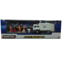 DRIM DISCOUNT Figuras Y Figuras De Acción|Camión Blanco De Construcción