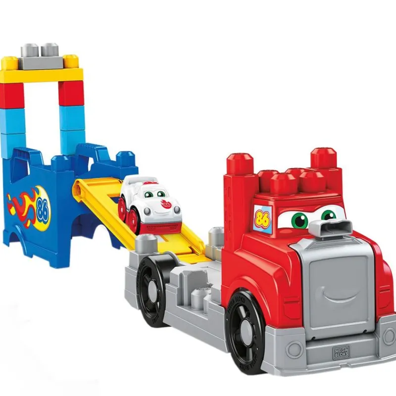 MEGABLOKS Camión Carreras Construcción- Puzzles Y Construcciones