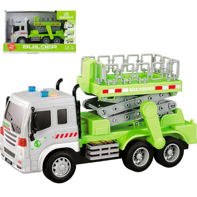 DRIM DISCOUNT Camión con Elevador Infantil Escala 1:16- Vehículos, Trenes Y Parkings