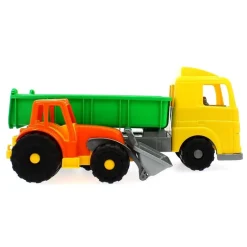 ANDRONI GIOCATTOLI Vehículos, Trenes Y Parkings|Camión Con Maquinaría De Obras