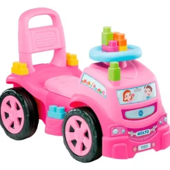 MOLTO Primera Infancia Y Preescolar|Camión Correpasillos 3 en 1 Rosa