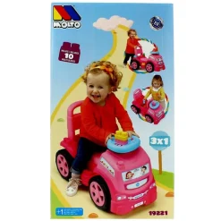 MOLTO Primera Infancia Y Preescolar|Camión Correpasillos 3 en 1 Rosa