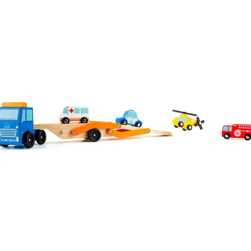 MOLTO Vehículos, Trenes Y Parkings|Primera Infancia Y Preescolar|Camión de Emergencia con Vehículos