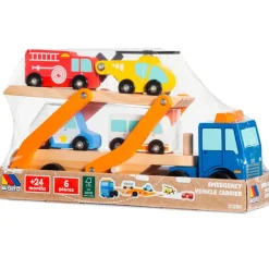 MOLTO Vehículos, Trenes Y Parkings|Primera Infancia Y Preescolar|Camión de Emergencia con Vehículos