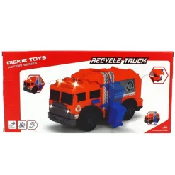 SIMBA Camión de Reciclaje Naranja- Vehículos, Trenes Y Parkings