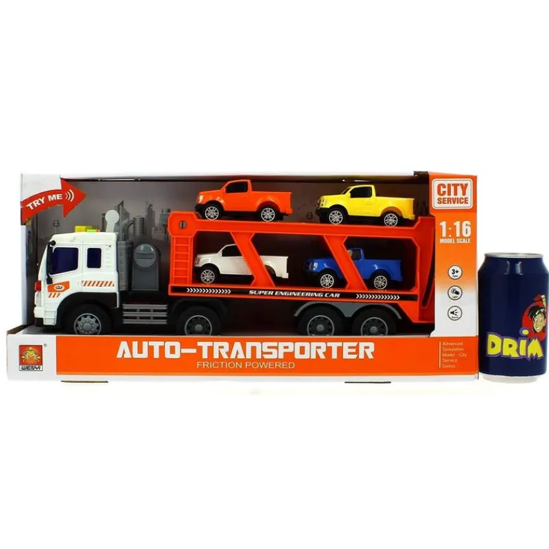 DRIM DISCOUNT Camión de Transporte con Luz y Sonido- Vehículos, Trenes Y Parkings