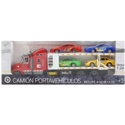 DRIM DISCOUNT Camión Transportador de Coches- Vehículos, Trenes Y Parkings