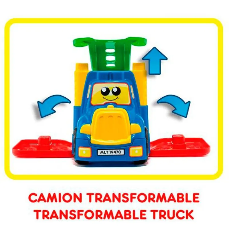 MOLTO Camión transportador Blocks- Primera Infancia Y Preescolar|Vehículos, Trenes Y Parkings