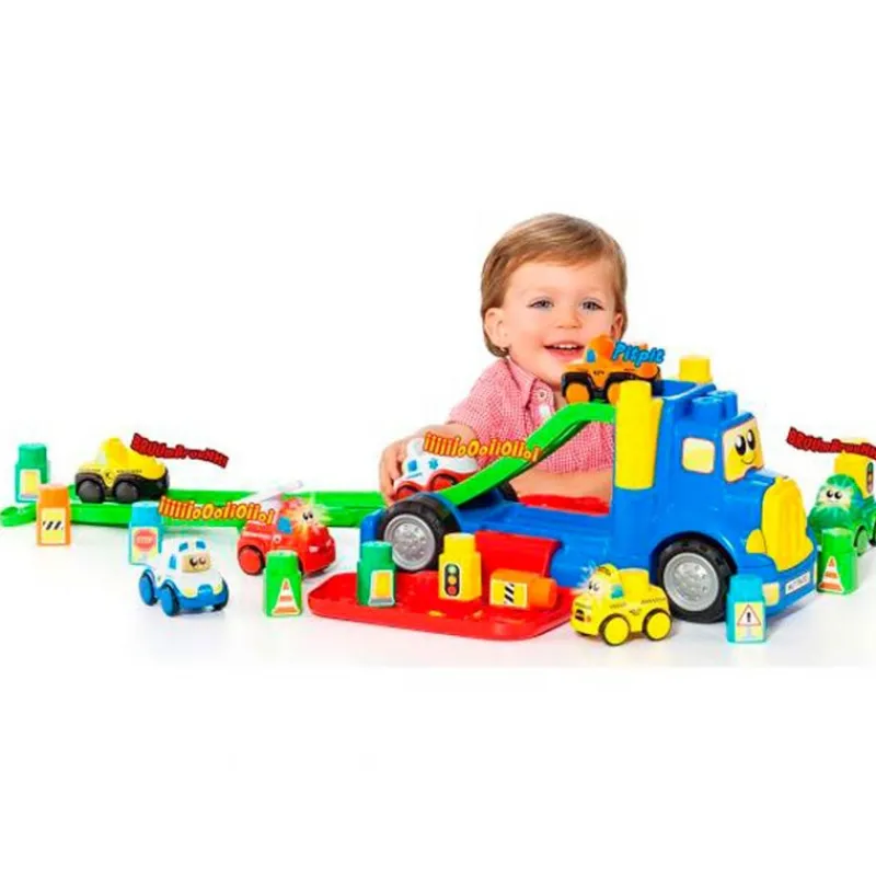 MOLTO Camión transportador Blocks- Primera Infancia Y Preescolar|Vehículos, Trenes Y Parkings