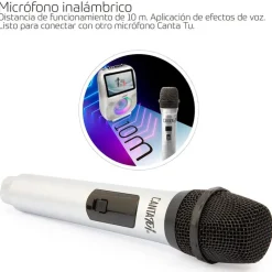 FAMOSA Canta tu Karaoke PRO Micrófono Inalámbrico- Instrumentos Musicales|Electrónicos