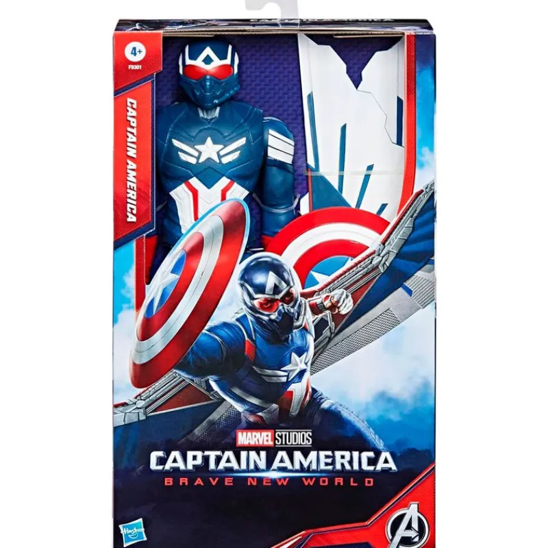HASBRO Marvel|Figuras Y Figuras De Acción|Capitán América Brave New World Figura Deluxe