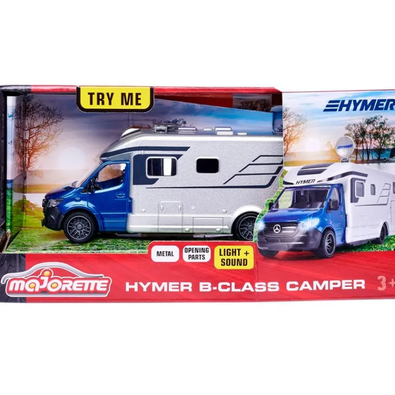 MAJORETTE Caravana Camper HYMER Clase B MasterLine 1:43- Coches Escala 1:32 Y 1:43|Vehículos, Trenes Y Parkings