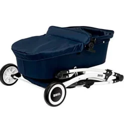 SELECCION DRIM Juegos Y Juguetes De Imitación|Carrito Muñecas Bebé Brio Navy Blue
