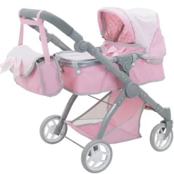 SELECCION DRIM Juegos Y Juguetes De Imitación|Muñecas|Carro de Muñeca 2 en 1