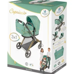 DECUEVAS Carro de Muñecas Capriccio 3x1- Juegos Y Juguetes De Imitación|Muñecas