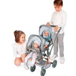 DECUEVAS Carro de Muñecas Gemelar Cytix- Muñecas|Juegos Y Juguetes De Imitación