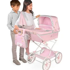 DECUEVAS Muñecas|Juegos Y Juguetes De Imitación|Carro de Muñecas Sophie Plegable con Sombrilla