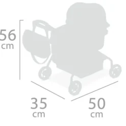 DECUEVAS Carro de Muñecas Verona Mi Primer Carro- Muñecas|Juegos Y Juguetes De Imitación