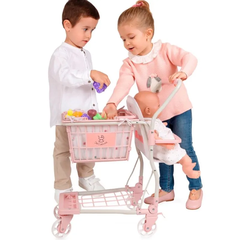 DECUEVAS Juegos Y Juguetes De Imitación|Carro de Super Koala con Accesorios y Portabebé