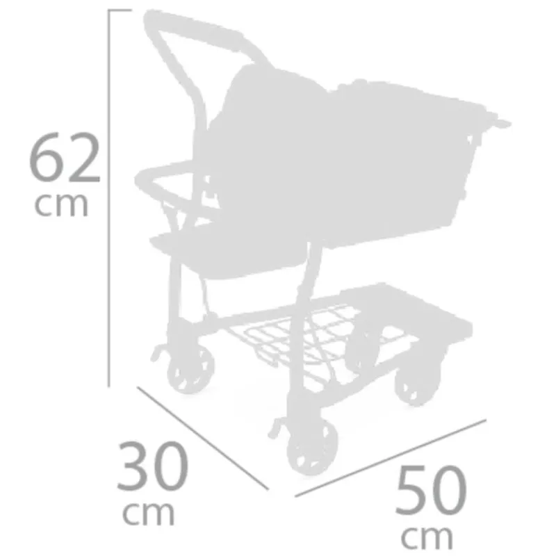 DECUEVAS Juegos Y Juguetes De Imitación|Carro de Super Koala con Accesorios y Portabebé