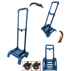 COPYWRITE Carro Mochila Plegable Azul- Escolar