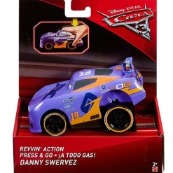 MATTEL Cars 3 Coche a Todo Gas Danny Swervez- Vehículos, Trenes Y Parkings