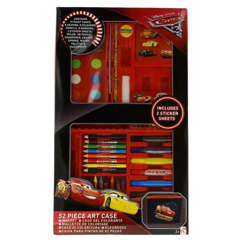 SELECCION DRIM Escolar|Cars 3 Estuche de Dibujo y Pintura