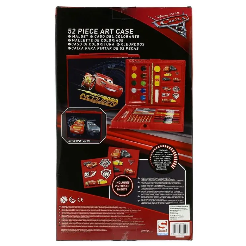 SELECCION DRIM Escolar|Cars 3 Estuche de Dibujo y Pintura