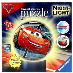 RAVENSBURGER Puzzles Y Construcciones|Cars 3 Puzzle Lámpara de 72 Piezas
