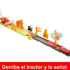 MATTEL Vehículos, Trenes Y Parkings|Cars Huida de Frank Pista de Coches