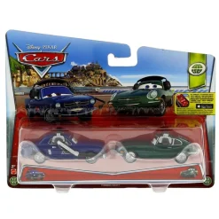 MATTEL Vehículos, Trenes Y Parkings|Cars Pack de 2 Coches Brent Mustangburger y David Hobbscapp