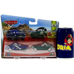 MATTEL Vehículos, Trenes Y Parkings|Cars Pack de 2 Coches Brent Mustangburger y David Hobbscapp