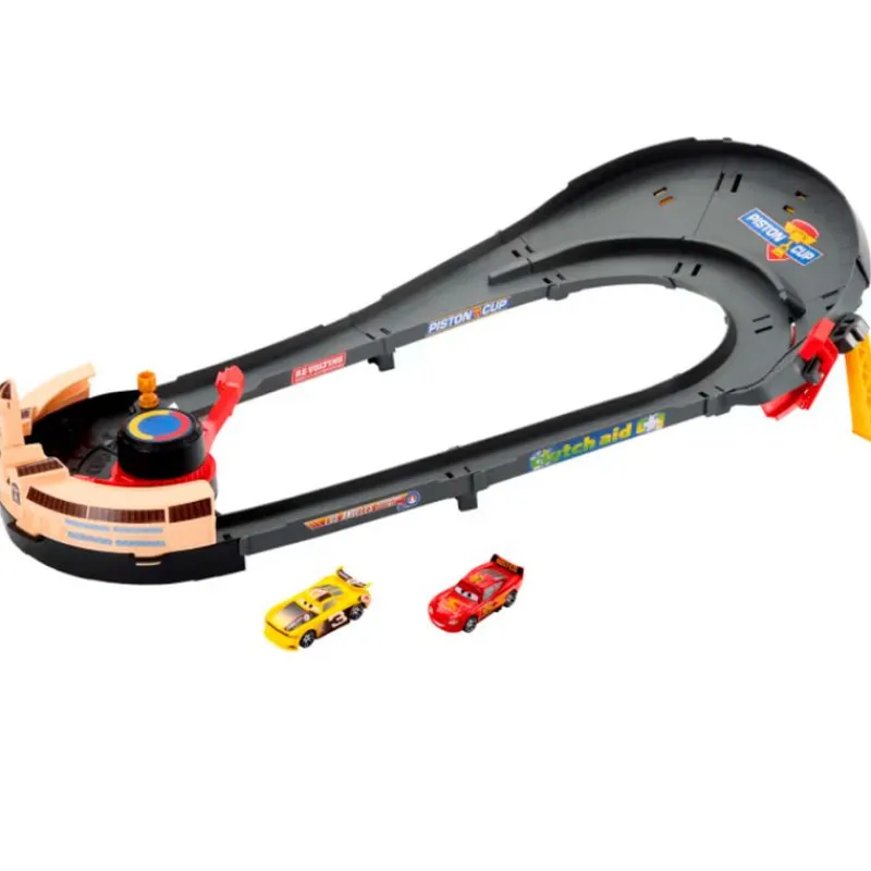 MATTEL Cars Pista de Carreras Nascar- Vehículos, Trenes Y Parkings