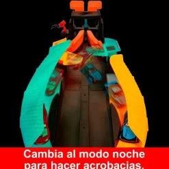 MATTEL Cars Pista Glow Race Lanza y Cruza- Vehículos, Trenes Y Parkings