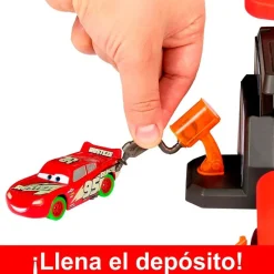 MATTEL Cars Pista Glow Race Lanza y Cruza- Vehículos, Trenes Y Parkings