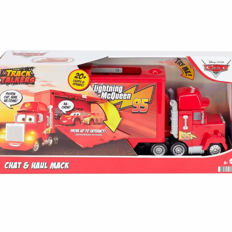 MATTEL Cars Track Talkers Camión Mack con Sonidos- Vehículos, Trenes Y Parkings