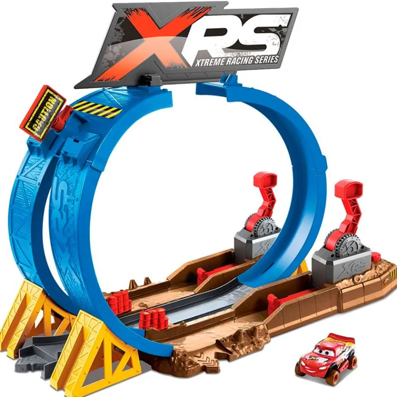 MATTEL Cars XRS Pista Superlooping Carreras en el Barro- Vehículos, Trenes Y Parkings