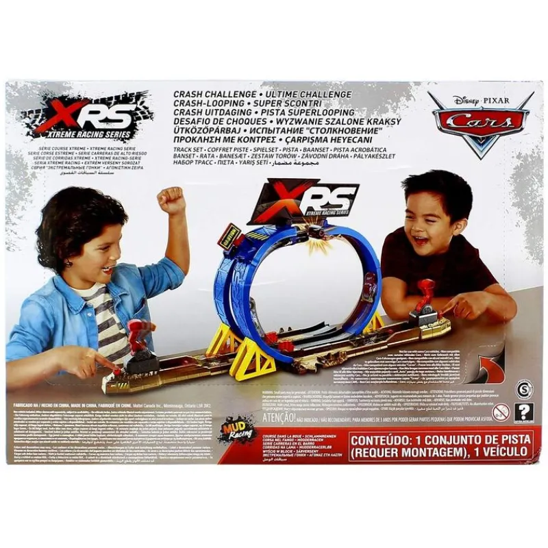 MATTEL Cars XRS Pista Superlooping Carreras en el Barro- Vehículos, Trenes Y Parkings