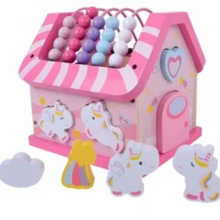 DRIM DISCOUNT Juegos De Madera|Casa de Madera Unicornio