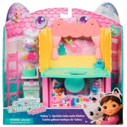 SPIN MASTER Figuras Y Figuras De Acción|Casa de Muñecas de Gabby Cocina Chispática de Pastelito