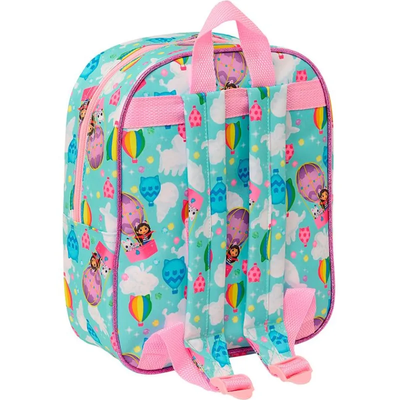 SAFTA Escolar|Casa de Muñecas de Gabby Mochila Guardería 3D