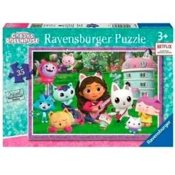 RAVENSBURGER Puzzles Y Construcciones|Casa de Muñecas de Gabby Puzzle 35 Piezas