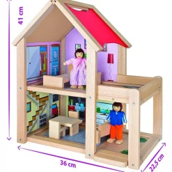 SIMBA Casa de Muñecas Madera- Juegos De Madera