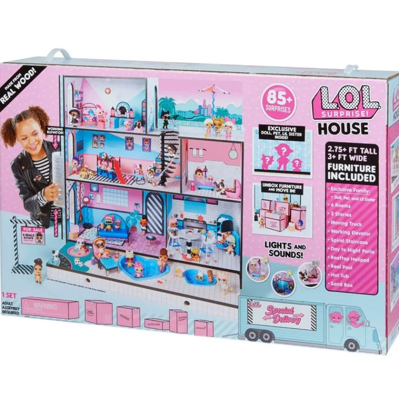 GIOCHI PREZIOSI Casa LOL Surprise la Gran Mansión Casa de Madera- Juegos De Madera