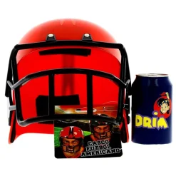 FIESTAS GUIRCA Disfraces Y Complementos|Disfraces Y Complementos|Casco Fútbol Americano Rojo