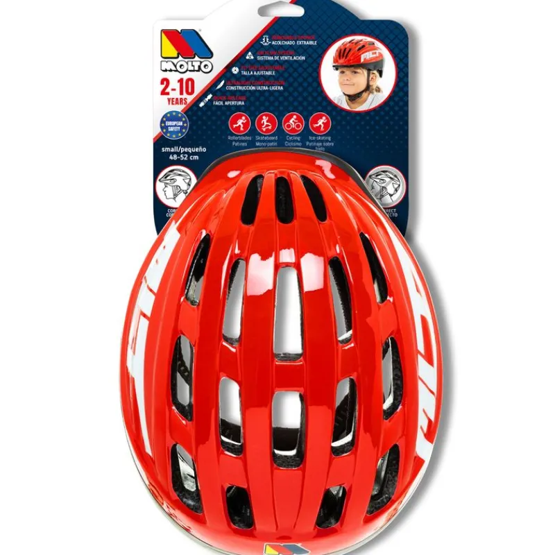 MOLTO Bicicletas, Correpasillos Y Triciclos|Casco Infantil Rojo 48 - 52 cm