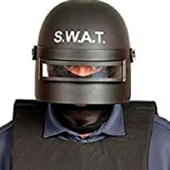 FIESTAS GUIRCA Casco SWAT Antidisturbios Adulto- Disfraces Y Complementos|Disfraces Y Complementos