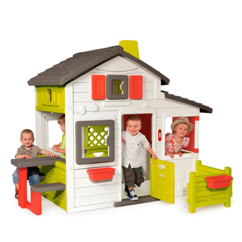 SMOBY Casita Jardín Friends House- Aire Libre